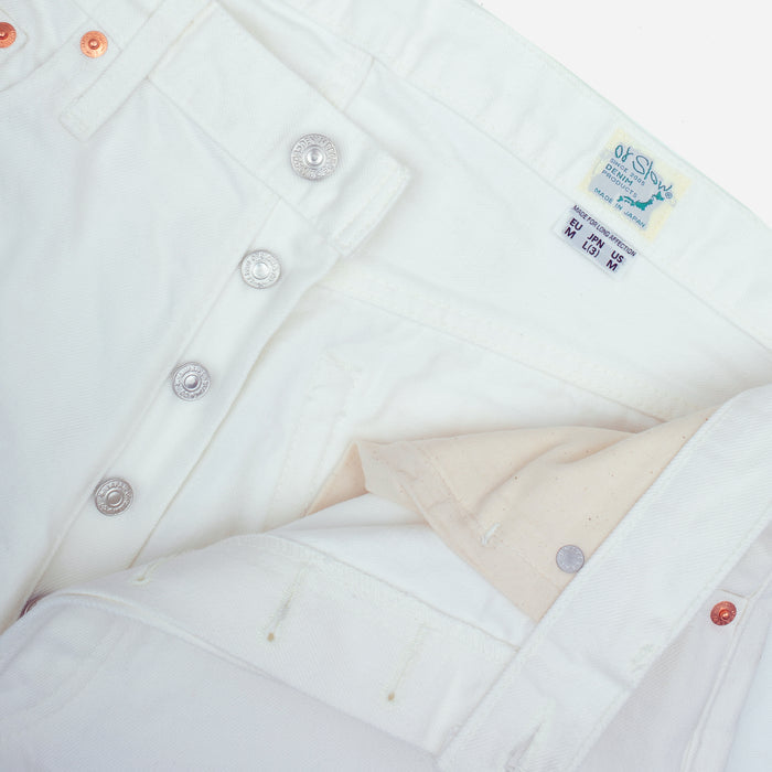 105 90's DENIM JEANS - WHITE