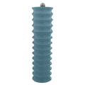 24cm Chambray Blue Twister Design Salt or Pepper Grinder, High Gloss Lacquer by Addison Ross