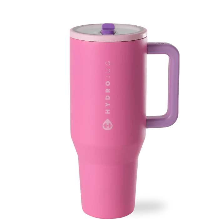 hydrojug pink sugar 32oz travel tumbler cup
