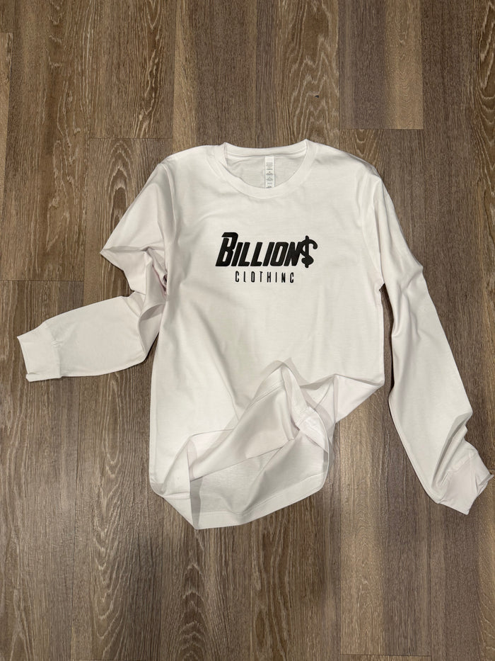 Billion$ Clothing Long Sleeve (White/Black)