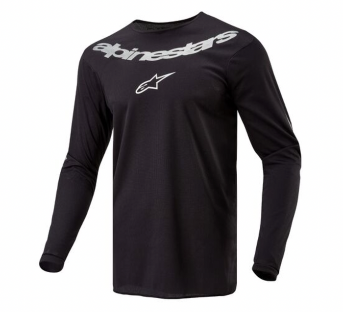 Alpinestars Fluid Graphite Jersey - Black/Silver