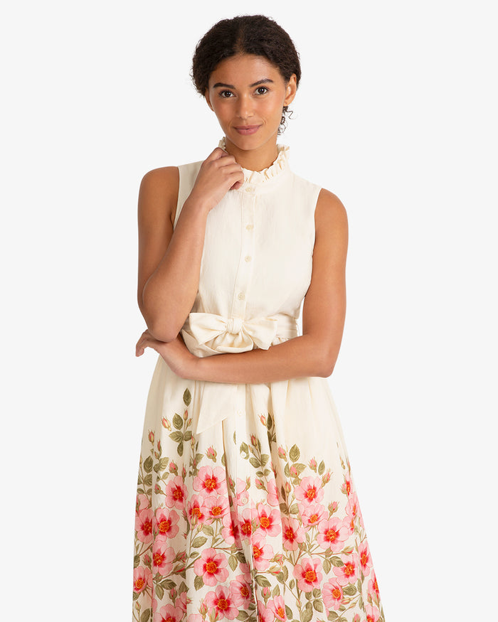 Aria Sleeveless Dress in Wild Rose