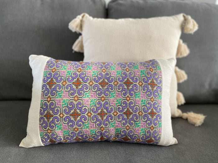 Artistic Kanom Mekong Pillow 11x18 with insert