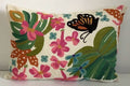 Artistic Tahiti Ivory Chainstitch Pillow 14x20 with insert