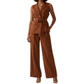 Artse MNL Belted Vest Top Pants Set