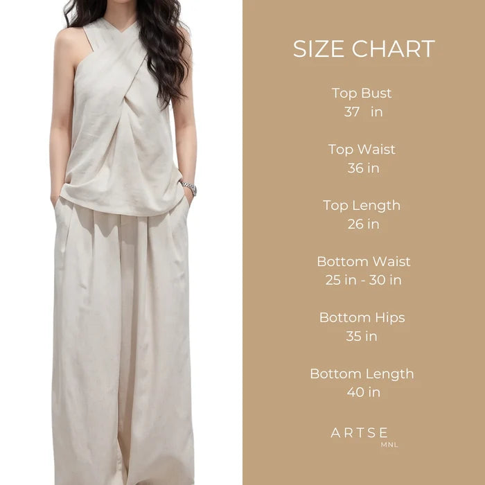 Artse MNL Halter Top and Pants Set
