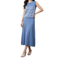 Artse MNL Stripe Zip Top and Skirt Set