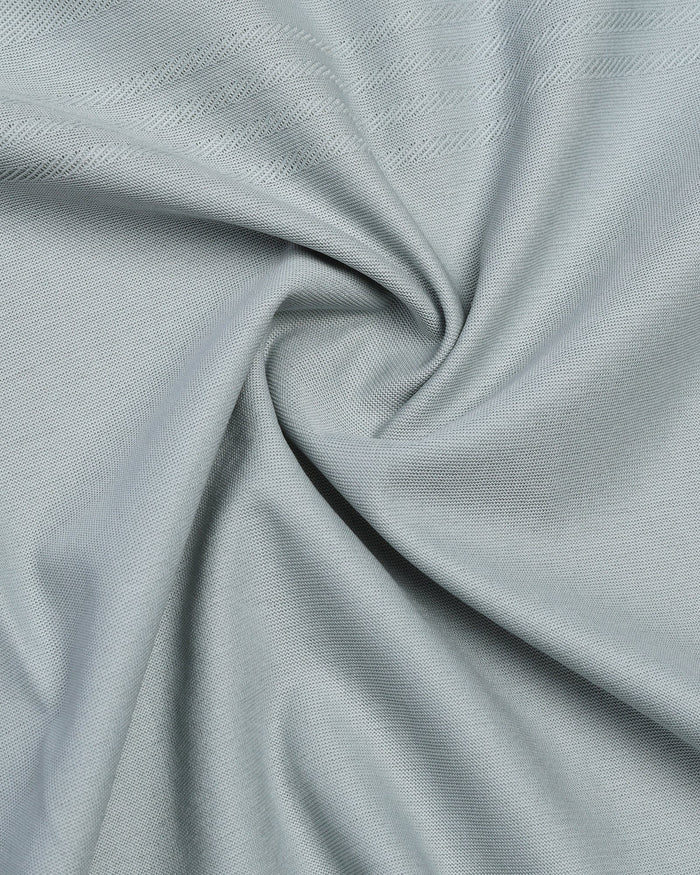 Ash Grey Textured Polo - Peek