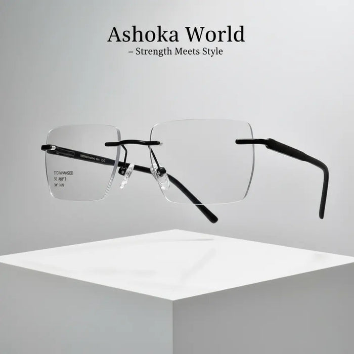 Ashoka World Rimless Eyeglass Frames - Ashoka Watch Company