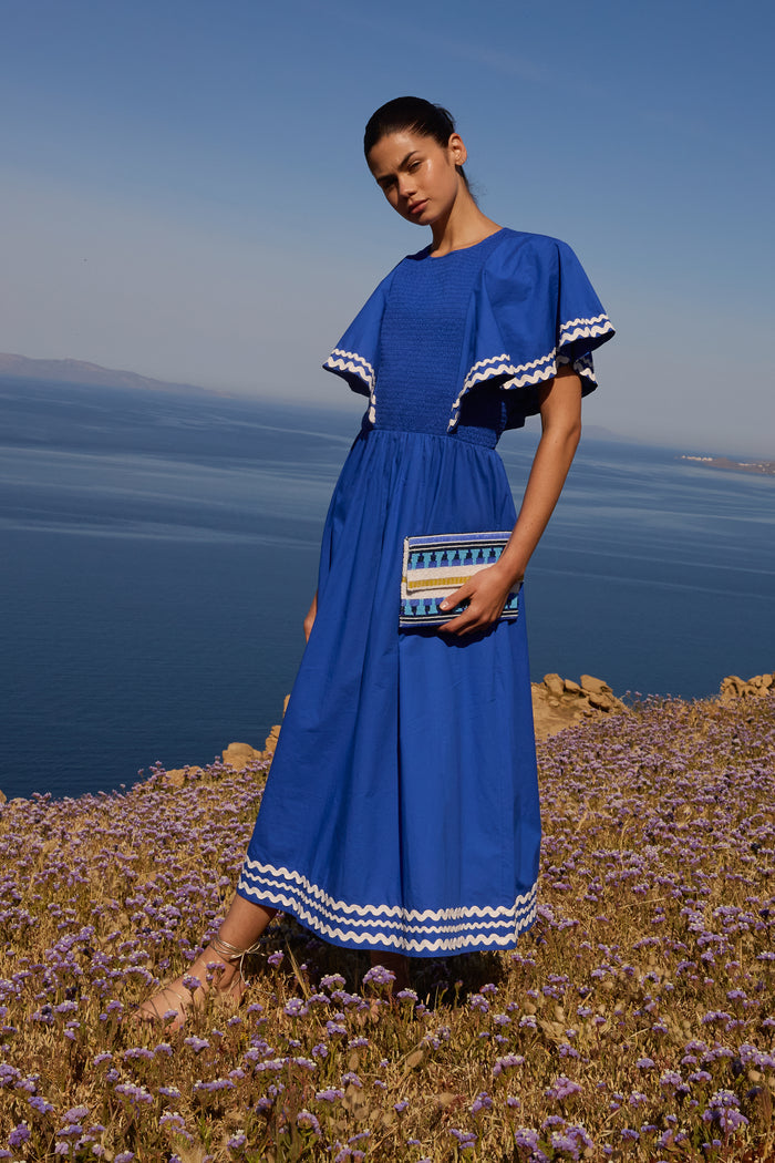 Ava Dress- Paros Cobalt