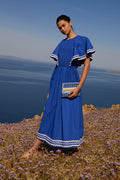 Ava Dress- Paros Cobalt