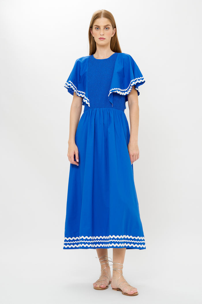 Ava Dress- Paros Cobalt