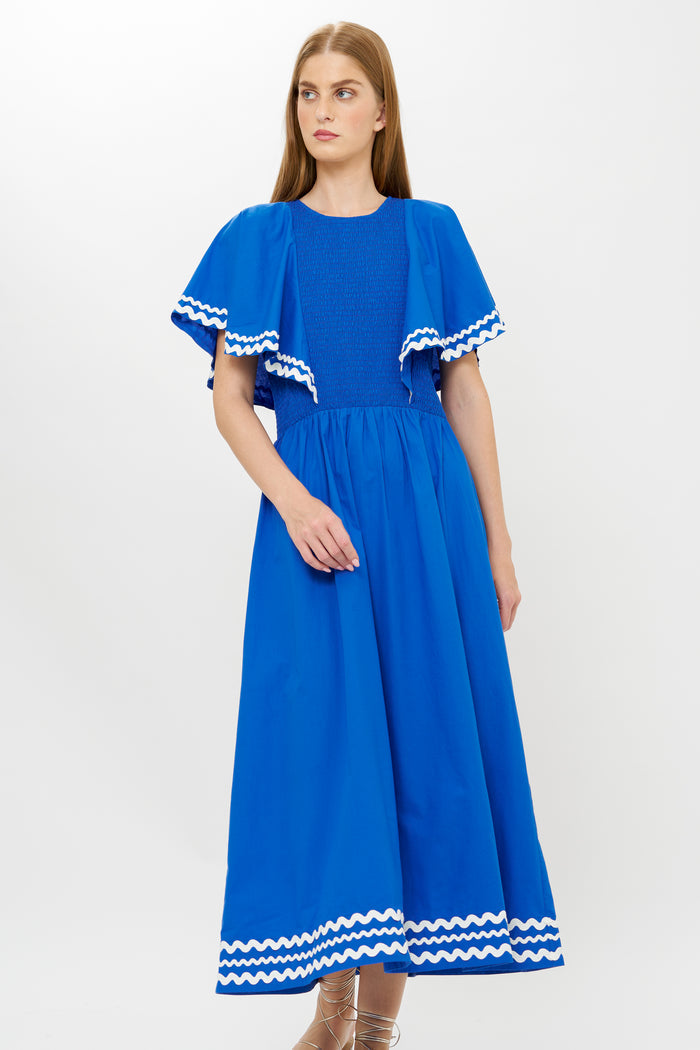 Ava Dress- Paros Cobalt