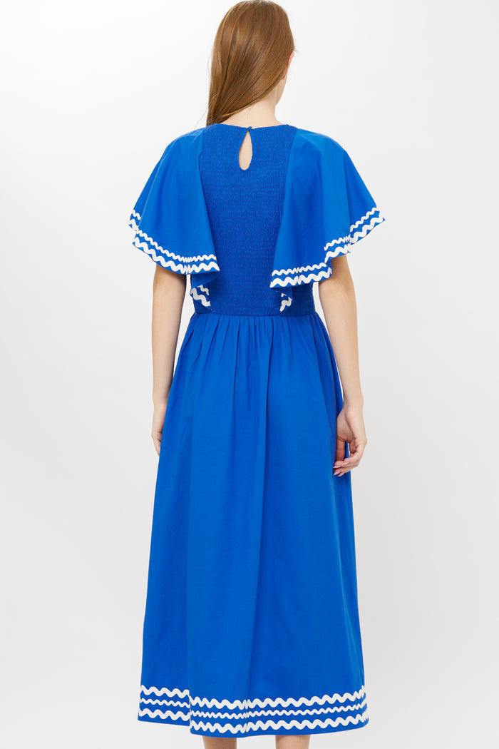 Ava Dress- Paros Cobalt