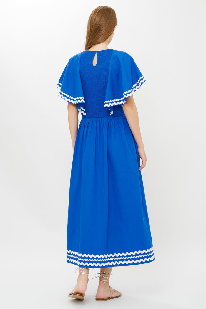 Ava Dress- Paros Cobalt