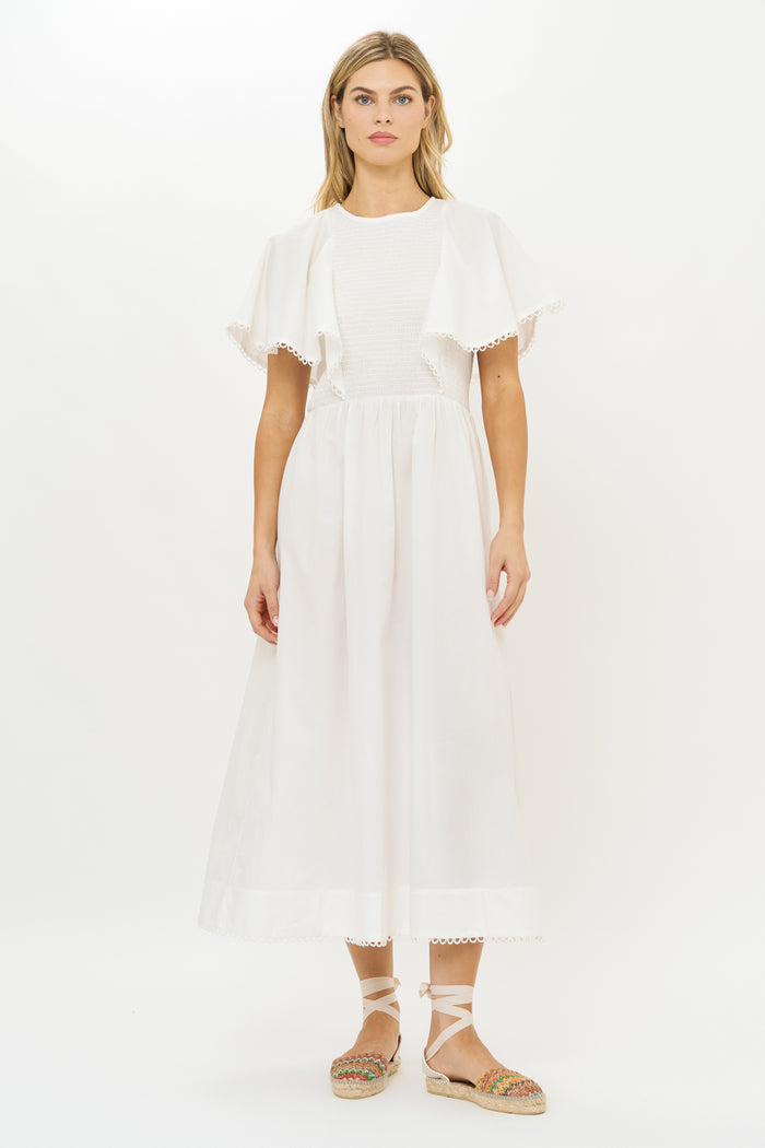 Ava Dress- Tisbury White