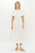 Ava Dress- Tisbury White