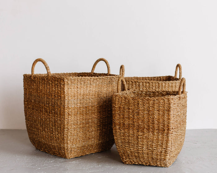 Basket, Square Laundry, Harvest Medium