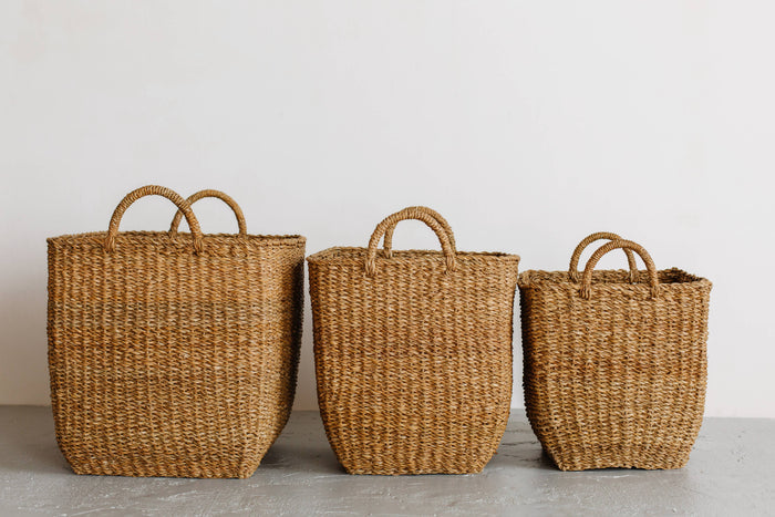 Basket, Square Laundry, Harvest