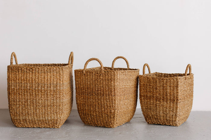Basket, Square Laundry, Harvest