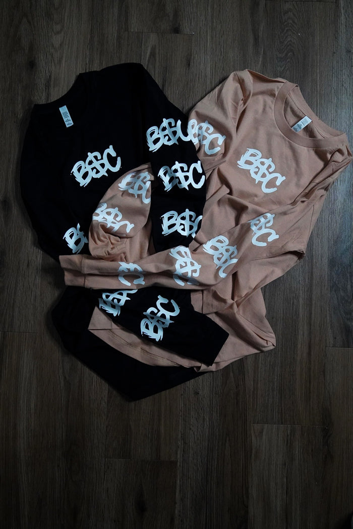 “B$C” logo Long Sleeve Tees