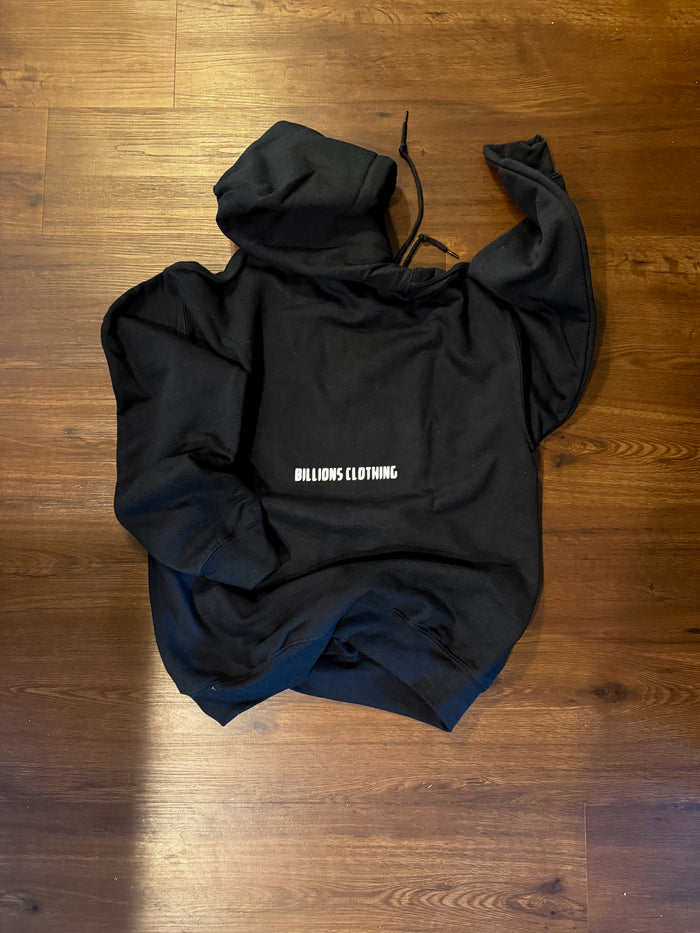 “B$C” pullover hoodie (Black/White)
