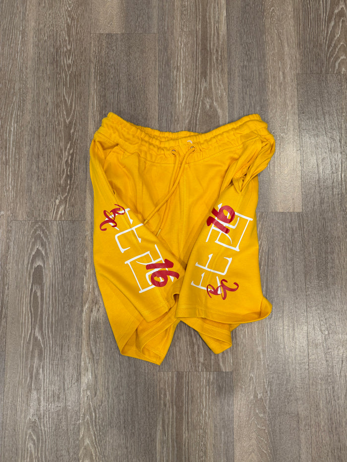 “BC16” Chinese Logo Shorts