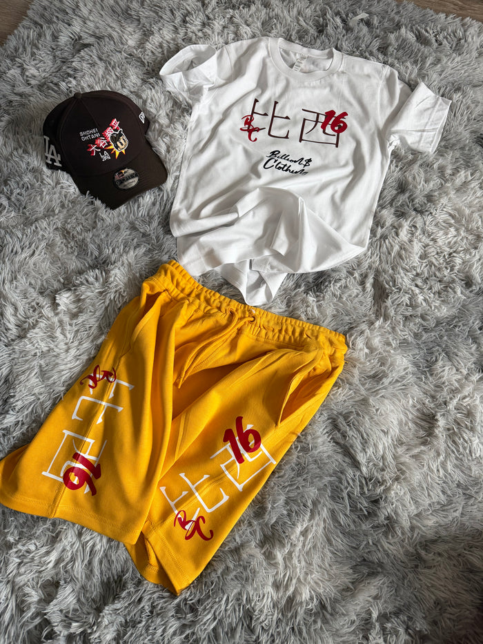 “BC16” Chinese Logo Shorts