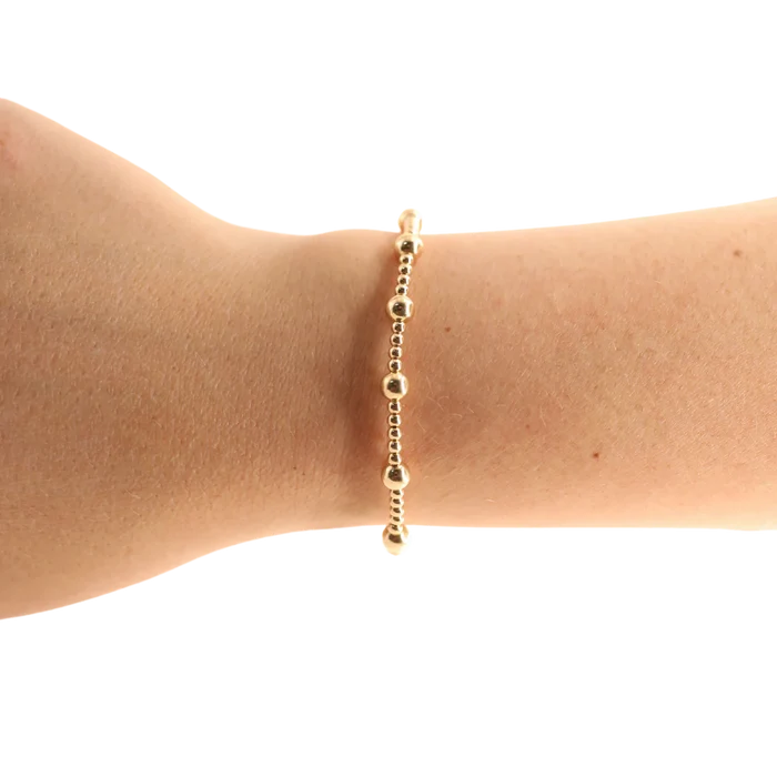 Beaded Blondes Lively Gold Beaded Bracelets