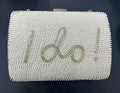 Beaded "I Do" Clutch