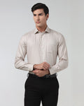 Beige Printed Shirt - Anise