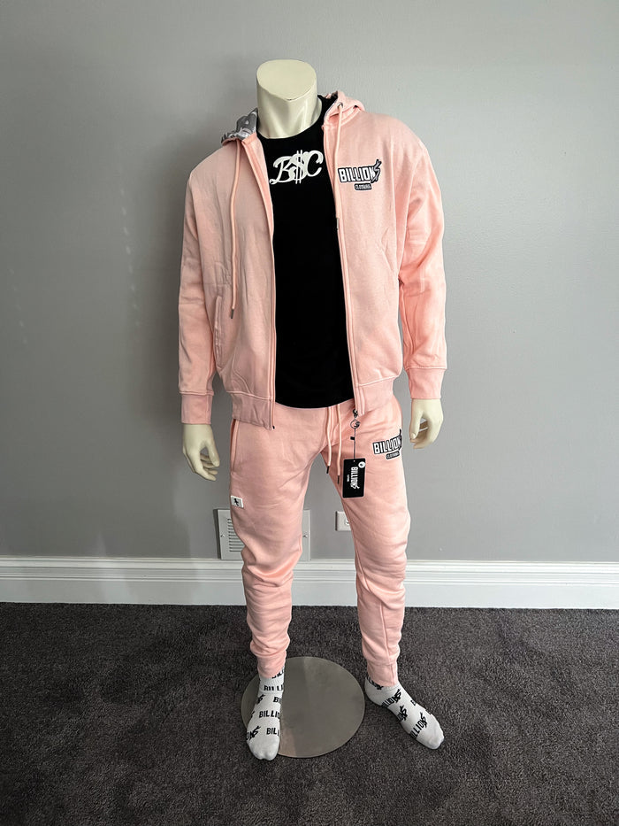 Billion$ Mauve Zip-Up Hoodie