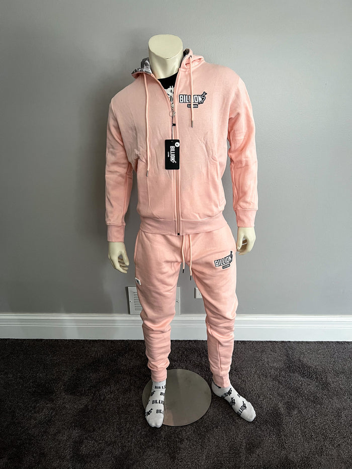 Billion$ Mauve Zip-Up Hoodie