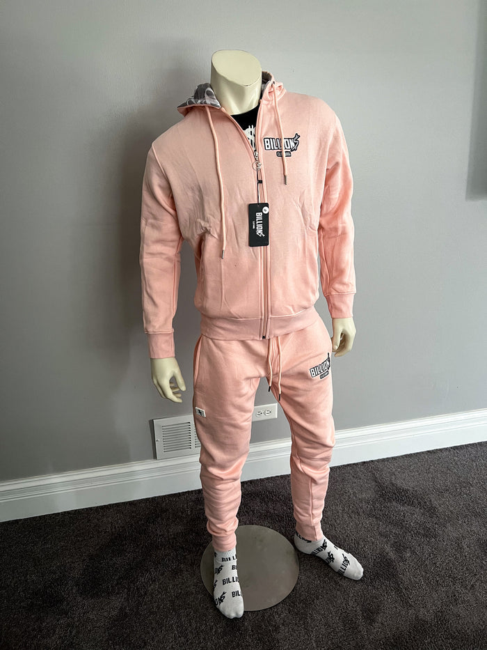 Billion$ Mauve Zip-Up Hoodie