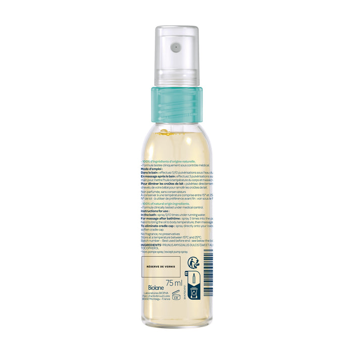Biolane Sweet Almond Oil Spray 75ml