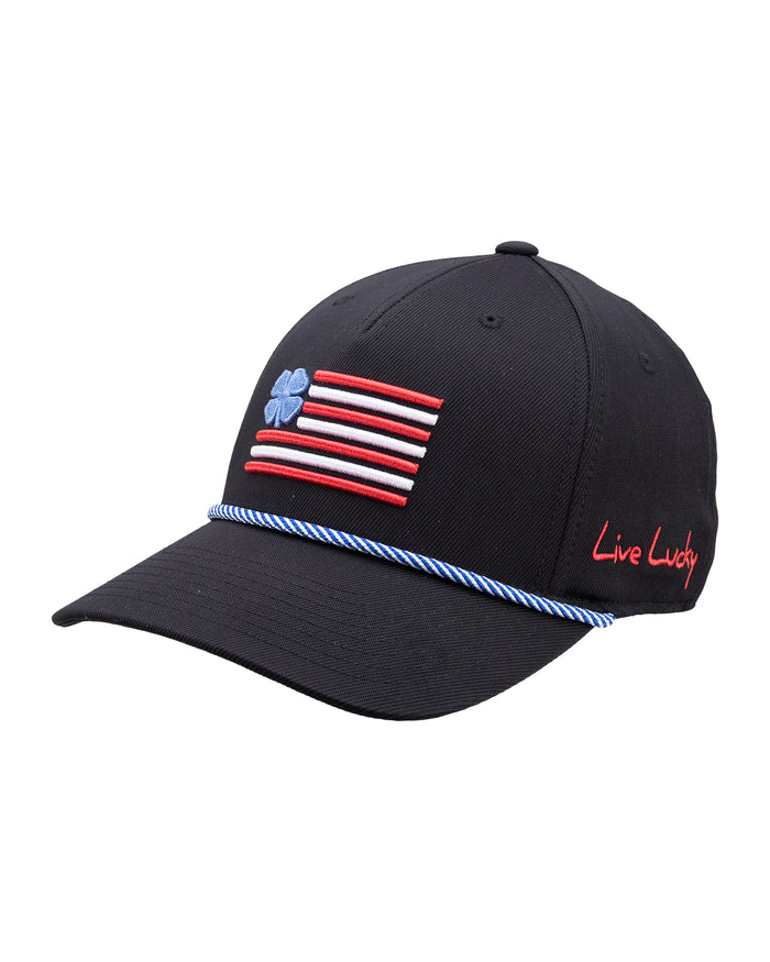 BLACK CLOVER UNISEX CLOVER NATION 28 GOLF HAT