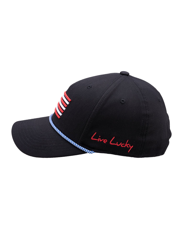 BLACK CLOVER UNISEX CLOVER NATION 28 GOLF HAT