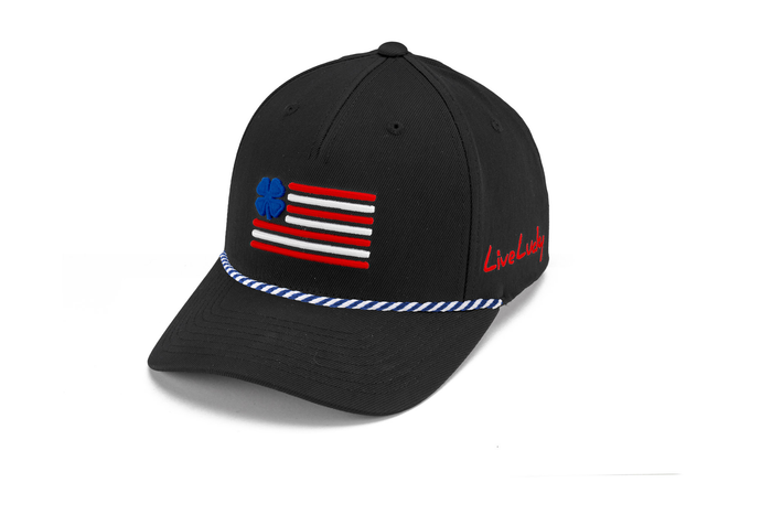 BLACK CLOVER UNISEX CLOVER NATION 28 GOLF HAT