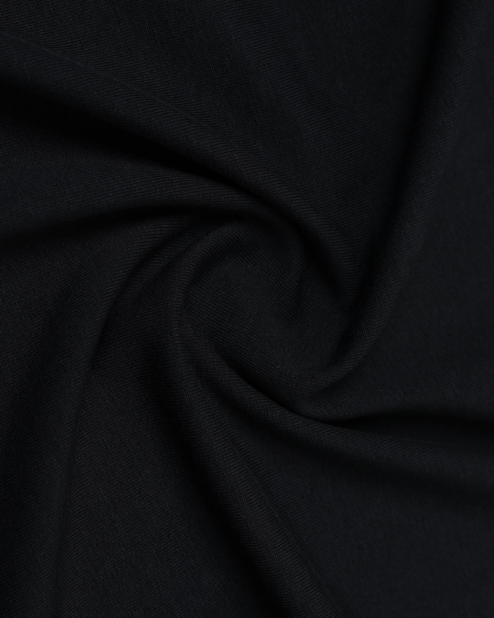 Black Crew Neck Printed T-Shirt - Jean