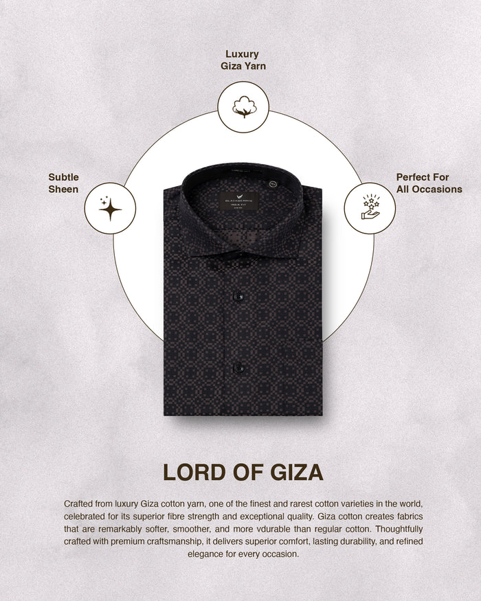 Black Jacquard Shirt - Alton