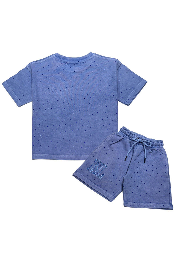Black Label - Kids BL3 Splash Bling Set - Blue - Clique Apparel
