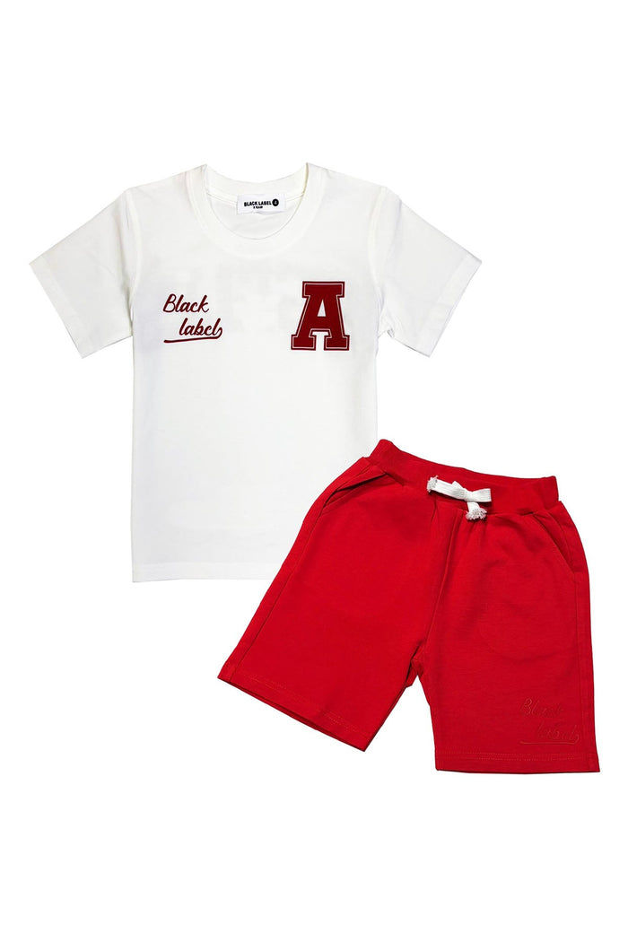 Black Label - Kids Black Label Black Bling LA Set - Red/Wh - Clique Apparel