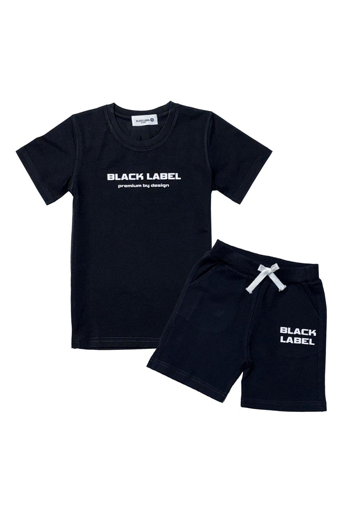Black Label - Kids Set Bl6- Black - Clique Apparel