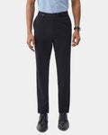 Black Solid Trouser - Oak