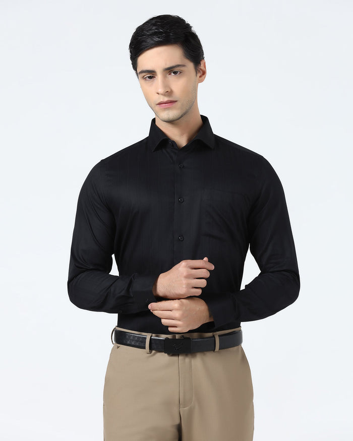 Black Stripe Shirt - Phloem