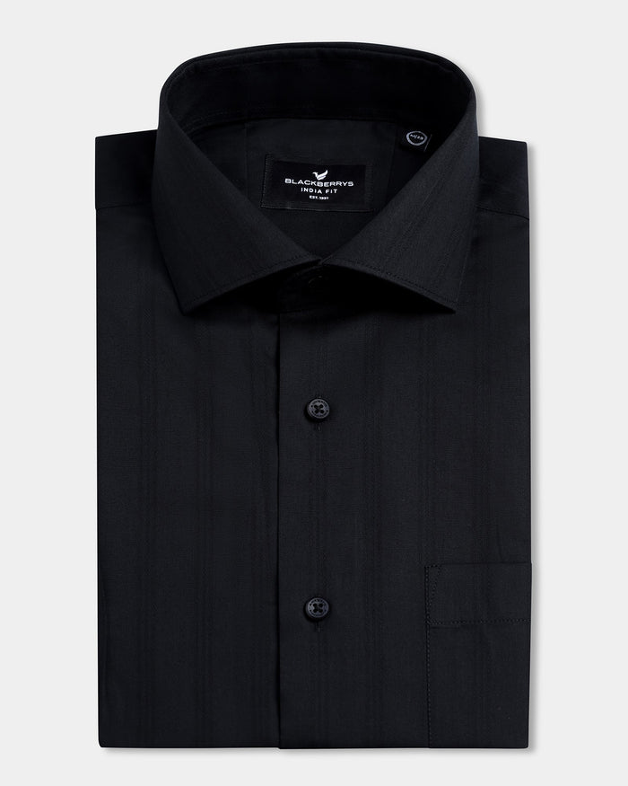 Black Stripe Shirt - Phloem