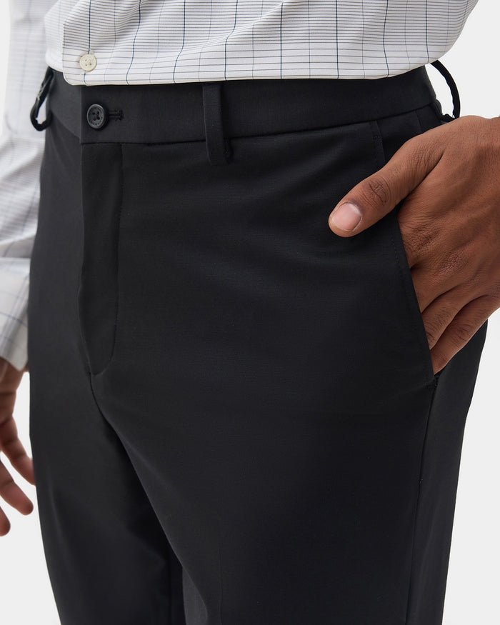 Black TechPro Solid Trouser - Explorer