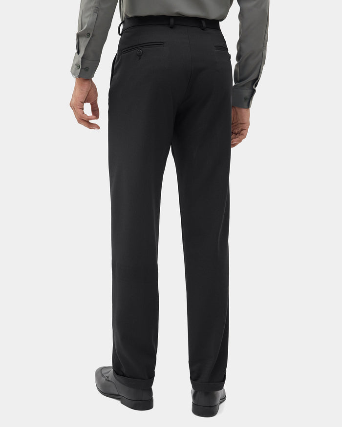 Black TechPro Textured Trouser - Meteor