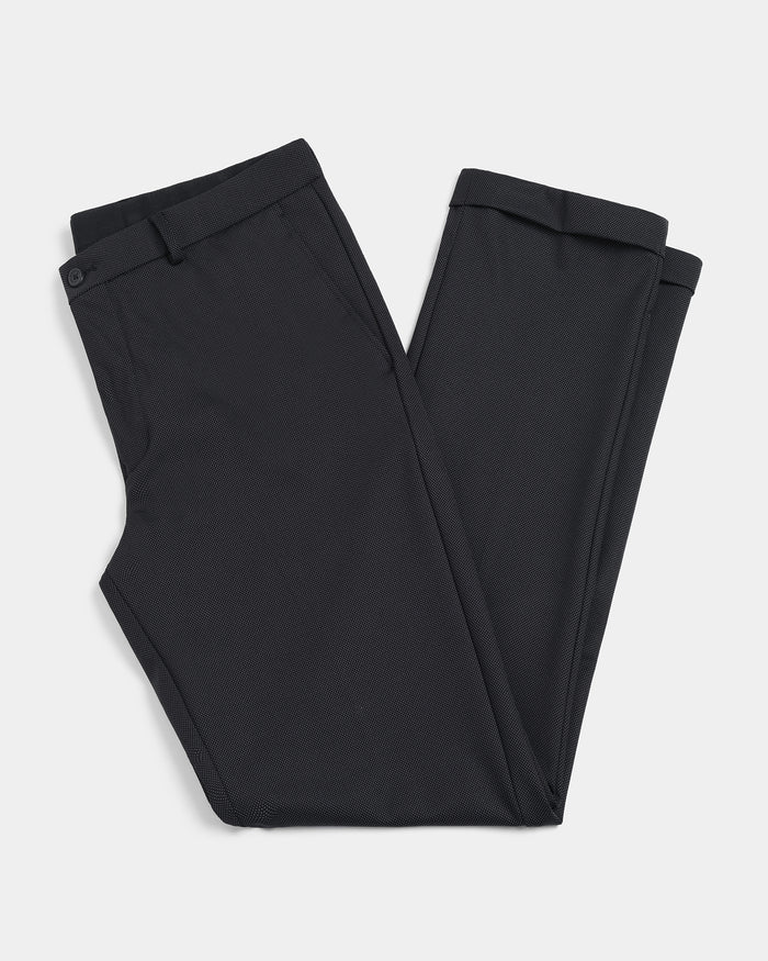 Black TechPro Textured Trouser - Meteor