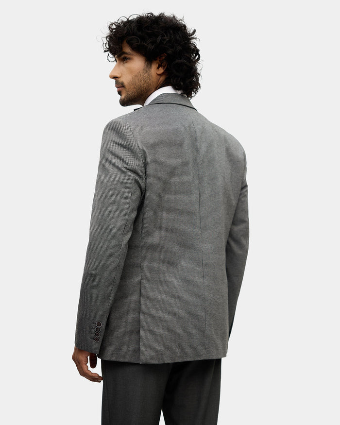 Black Textured Blazer - Cayson